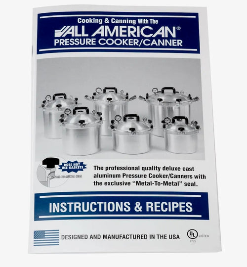 All american pressure canner 930 manual sale