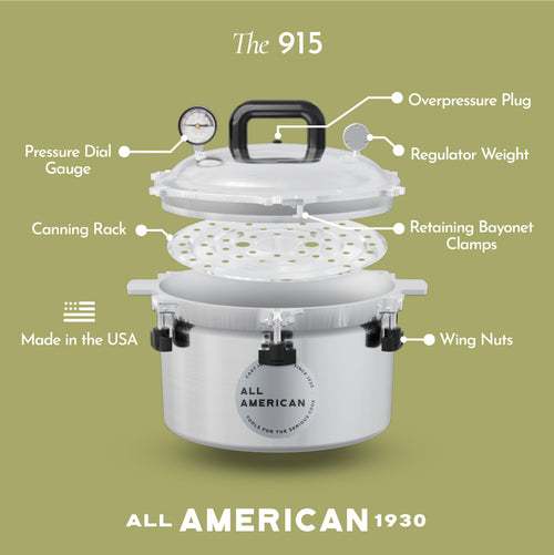 (Factory Outlet) The 915 Pressure Cooker/Canner